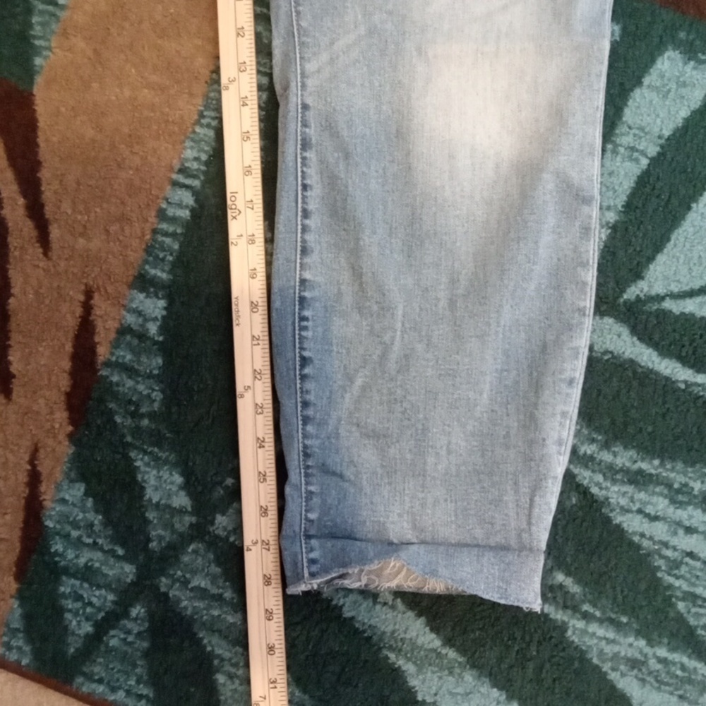 Judy Blue Boyfriend Fit Relaxed Medium Wash High Rise Cuffed Womens 24W - Picture 12 of 13